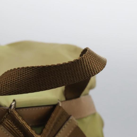 PRADA Backpack Nylon Beige Brown Silver Auth bs22981 - Picture 7 of 16